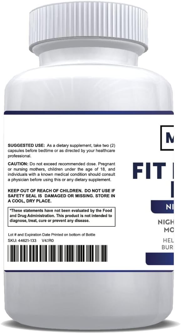 FitEspress Edge Burn – Natural Anabolic Recovery Supplement, Sleep Aid with Magnesium, Ashwagandha, and Muscle Recovery Support - 60 Capsules
