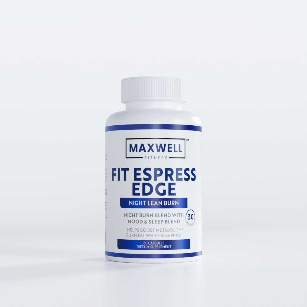 FitEspress Edge Burn – Natural Anabolic Recovery Supplement, Sleep Aid with Magnesium, Ashwagandha, and Muscle Recovery Support - 60 Capsules