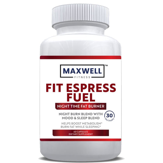 FitEspress Fuel - Lean Burner with Night Burn Blend and Mood & Sleep Blend - Supports Metabolism Boost, Relaxation, and Restful Sleep - 60 Capsules (1)