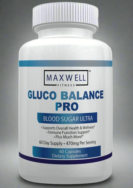GlucoBalance Pro - Made in USA - Natural Formula to Maintain Healthy Levels, Energy Management, Daily Needs Formula, Blood Balance Formulation, 60 Capsules