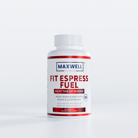 FitEspress Fuel - Lean Burner with Night Burn Blend and Mood & Sleep Blend - Supports Metabolism Boost, Relaxation, and Restful Sleep - 60 Capsules (1)