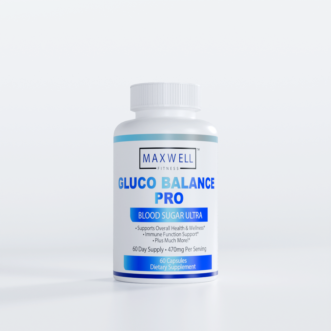 GlucoBalance Pro - Made in USA - Natural Formula to Maintain Healthy Levels, Energy Management, Daily Needs Formula, Blood Balance Formulation, 60 Capsules