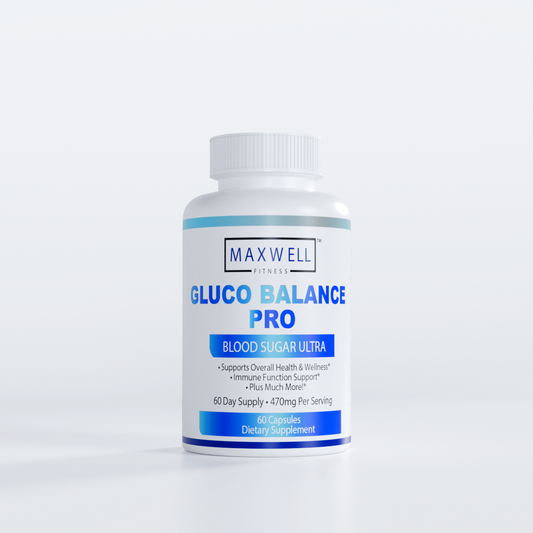 GlucoBalance Pro - Made in USA - Natural Formula to Maintain Healthy Levels, Energy Management, Daily Needs Formula, Blood Balance Formulation, 60 Capsules